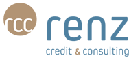 Logo: rcc · renz credit & consulting